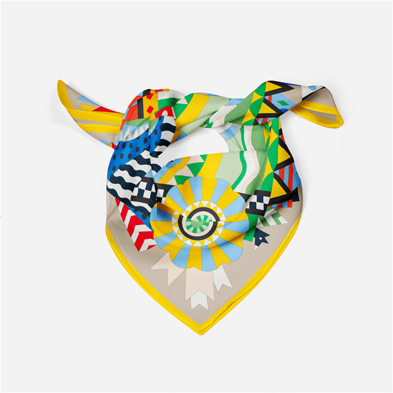 Hand-painted Junma scarf