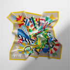 Hand-painted Junma scarf