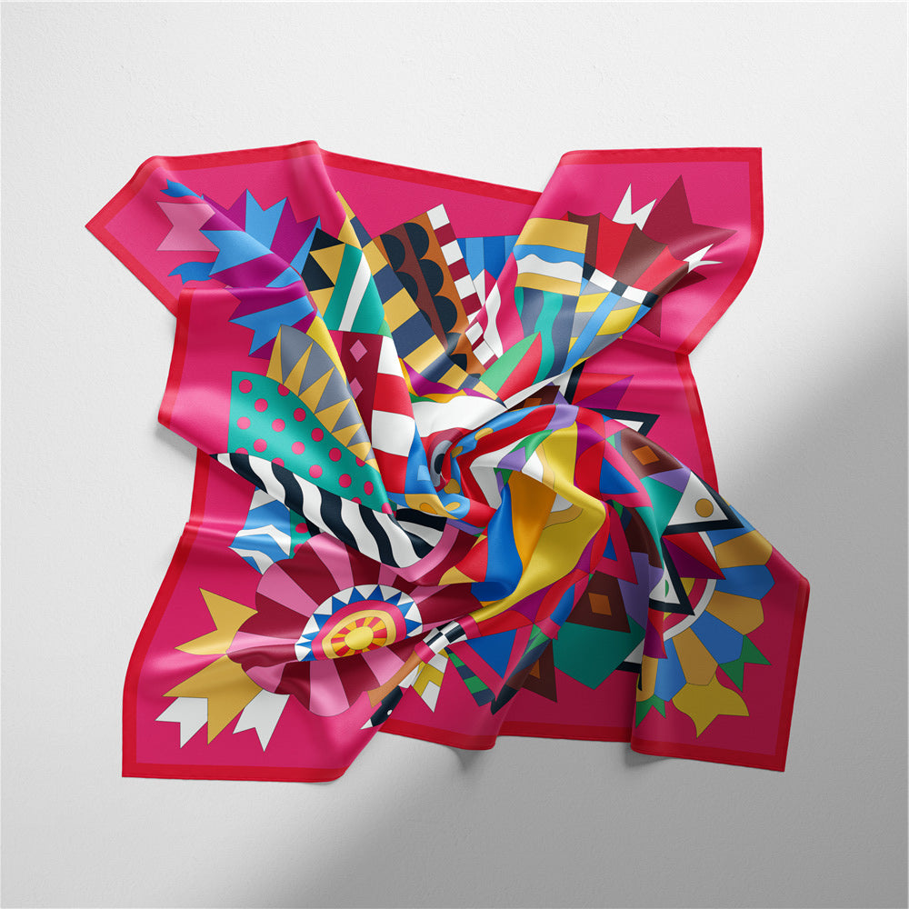 Hand-painted Junma scarf