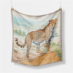 Printed mesh scarf