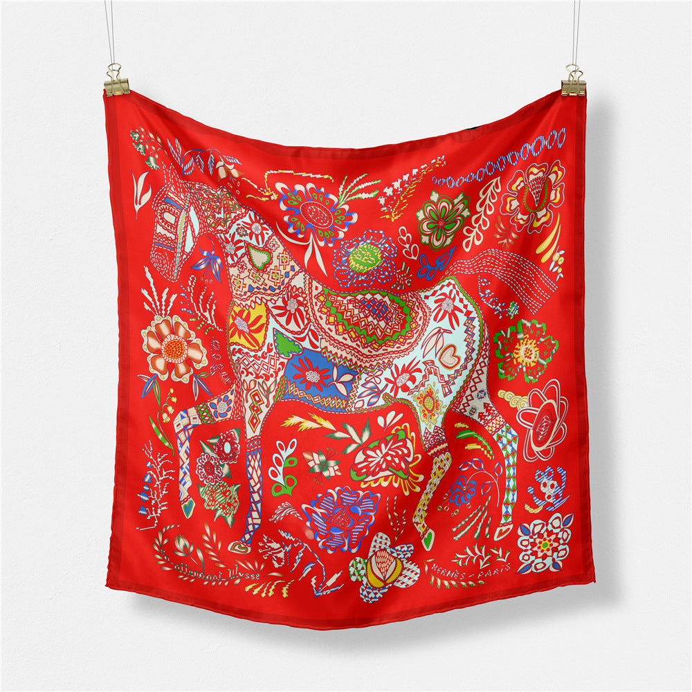 Floral Horse Scarf