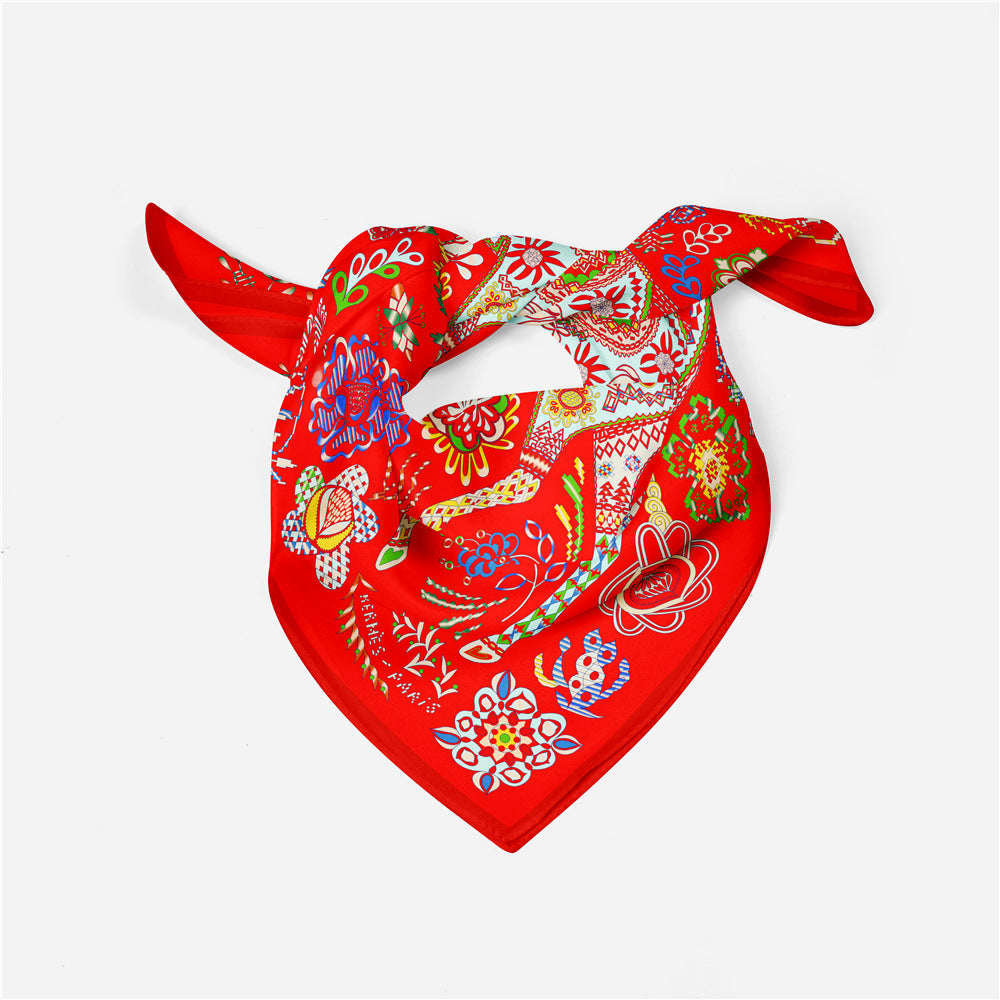 Floral Horse Scarf