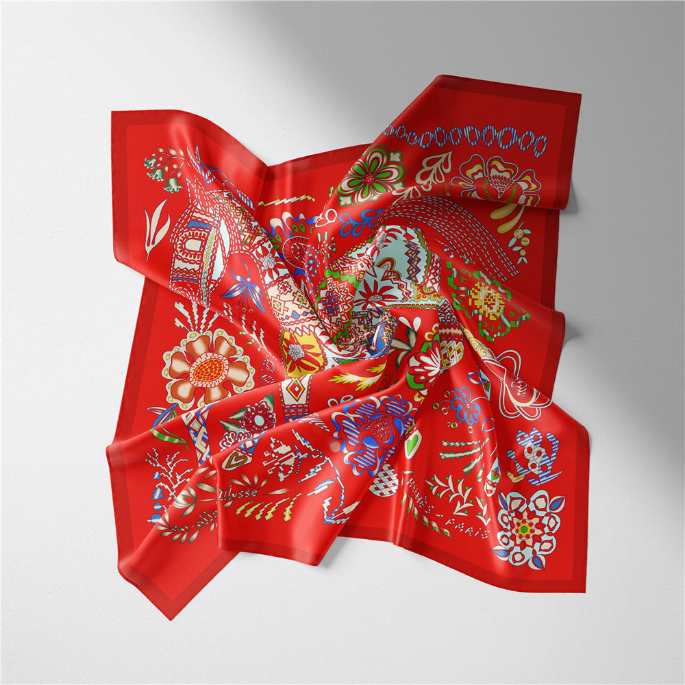 Floral Horse Scarf