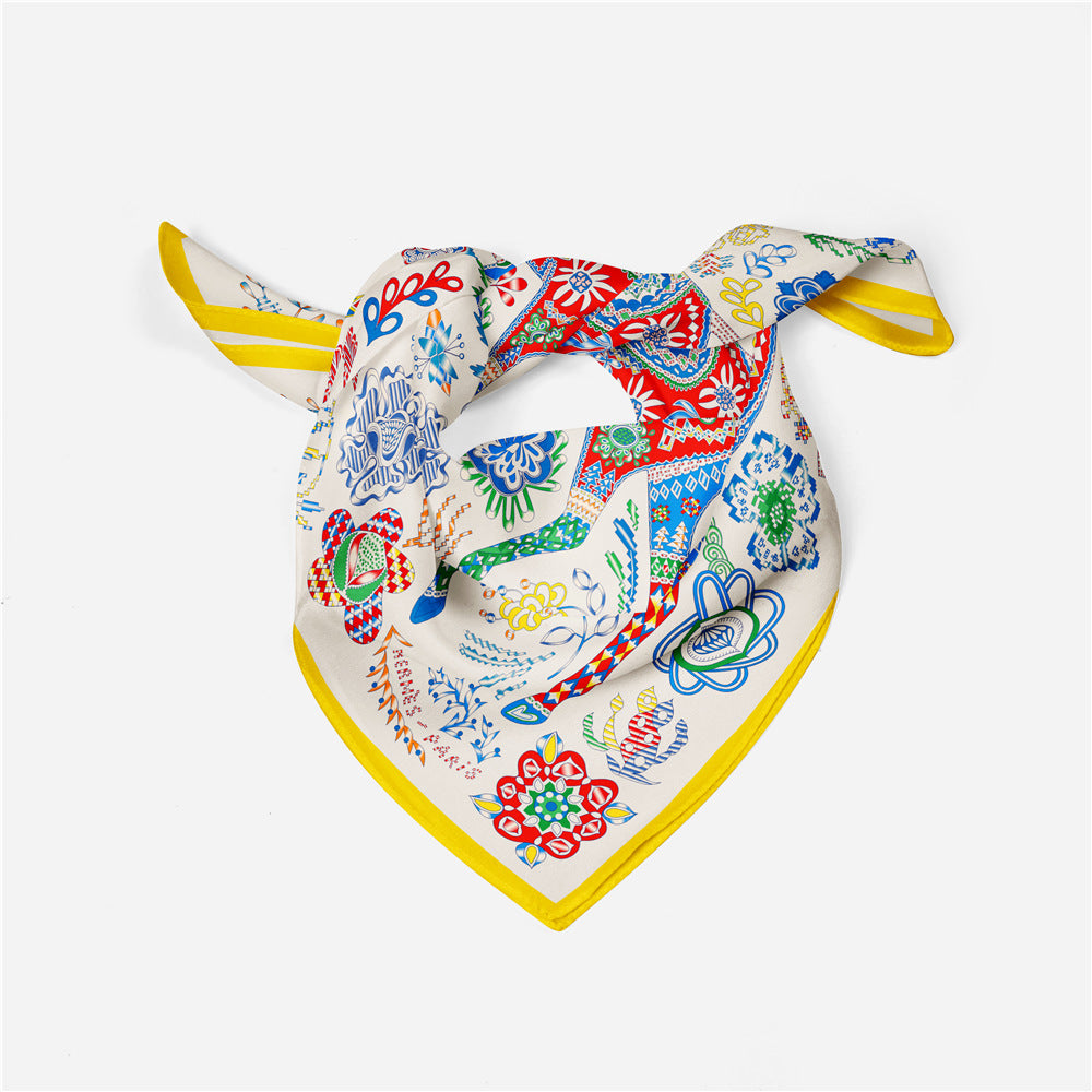 Floral Horse Scarf