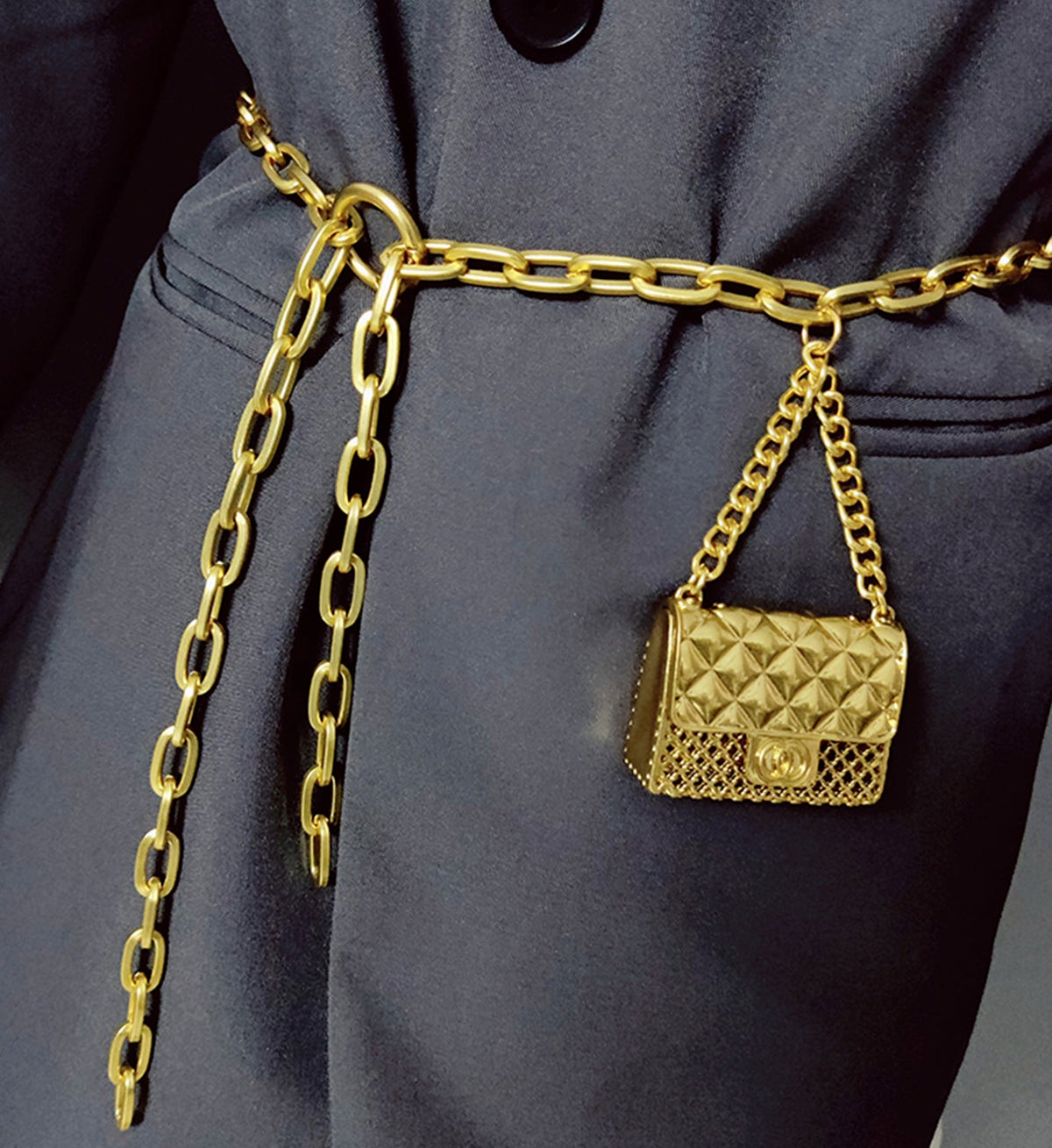 Tassel Gold Chain Belt