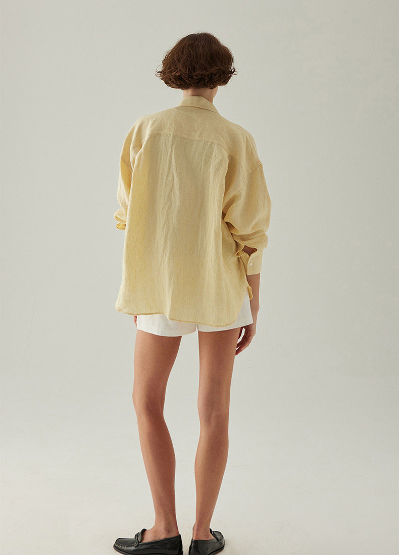 Linen French Blouse