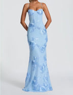 Embroidered Bodycon Dress