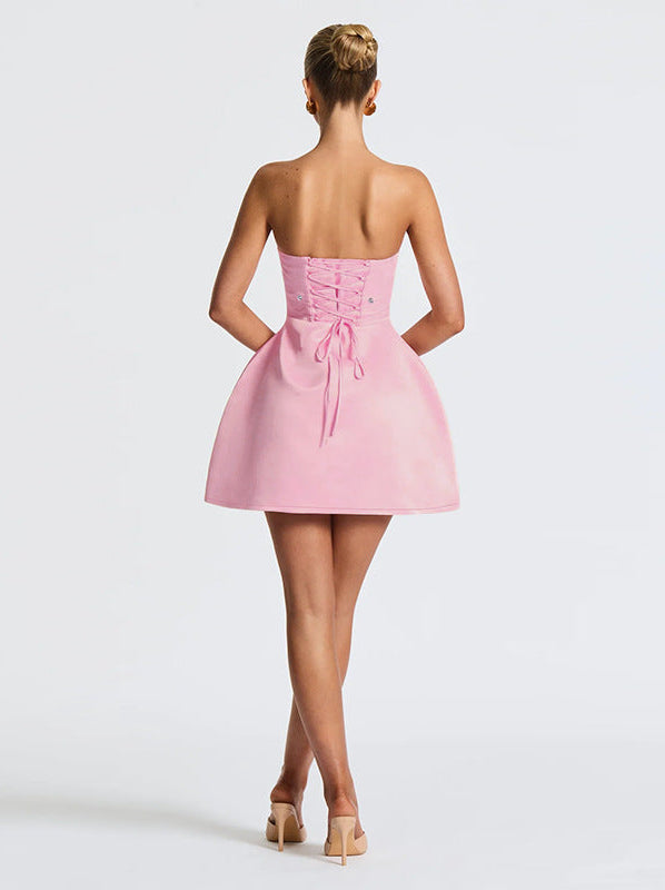 Satin Bow Dress