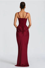 Drape Satin Dress