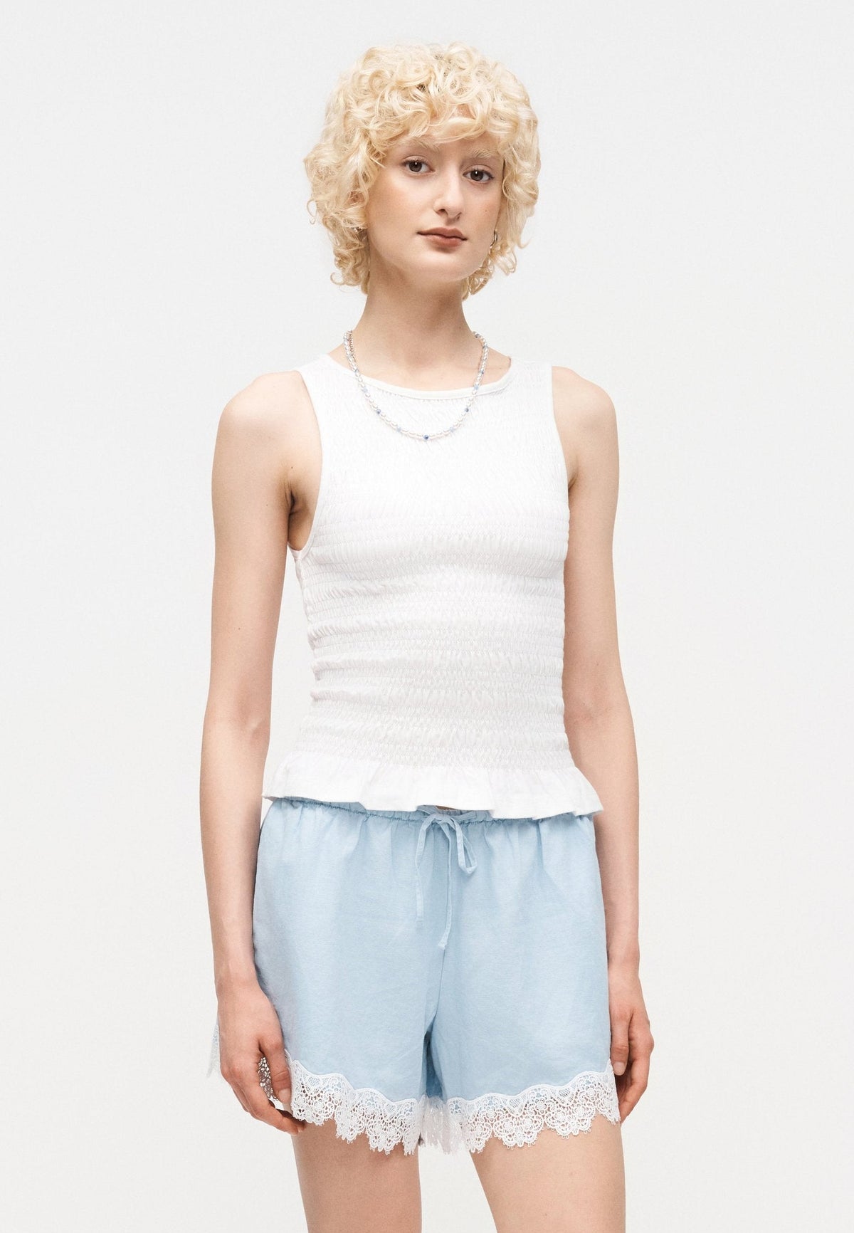 ruffle edge top