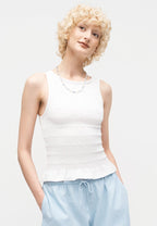 ruffle edge top