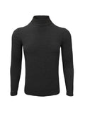 Black High Neck Slim Fit Jumper