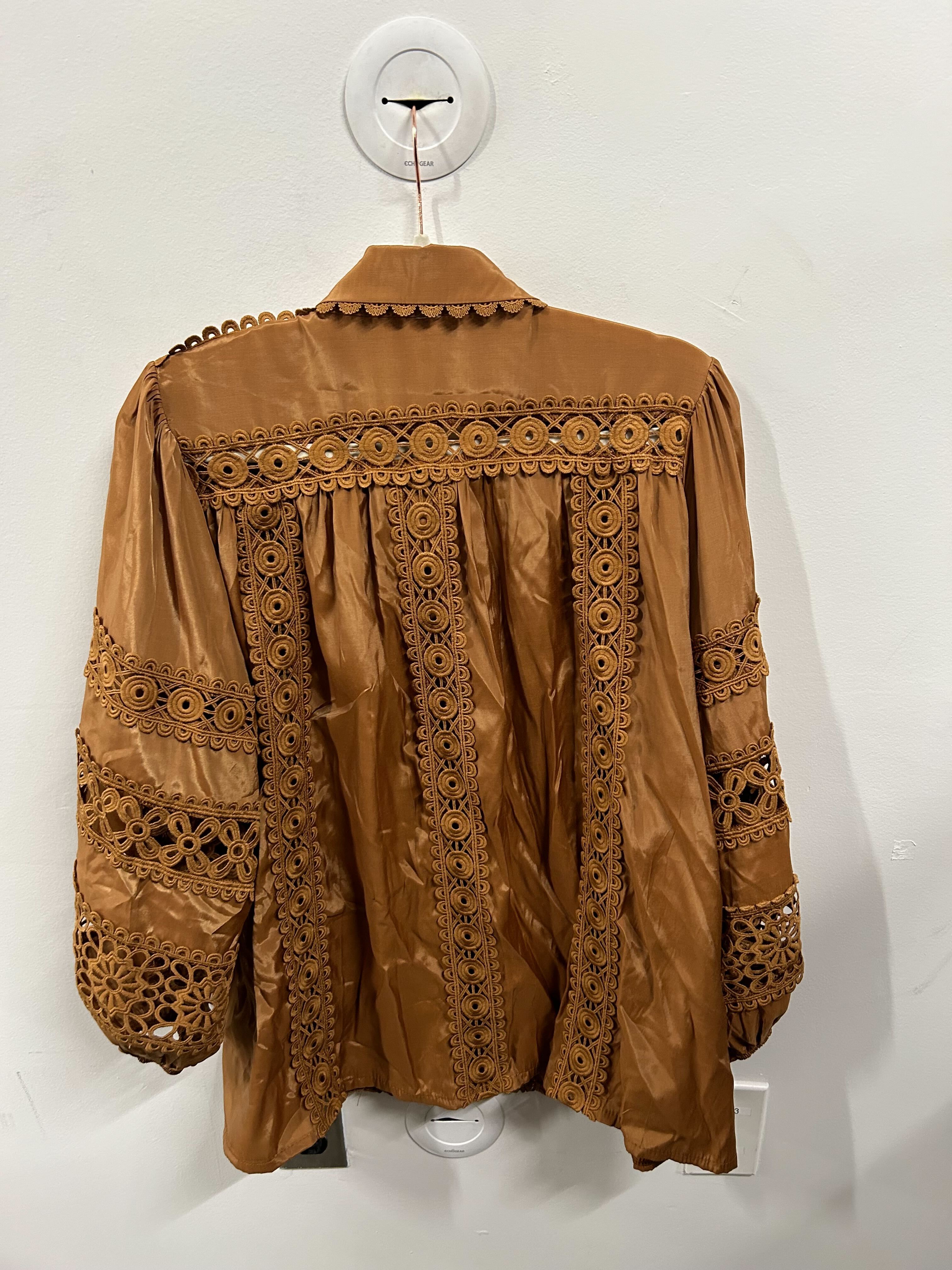 Caramel Crochet-Lace Skirt Set-2