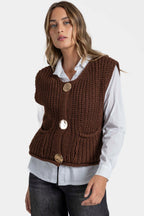 Cardigan Knit Vest