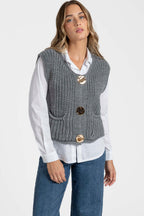 Cardigan Knit Vest