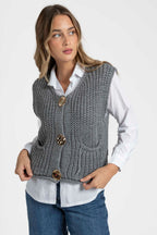 Cardigan Knit Vest