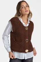 Cardigan Knit Vest