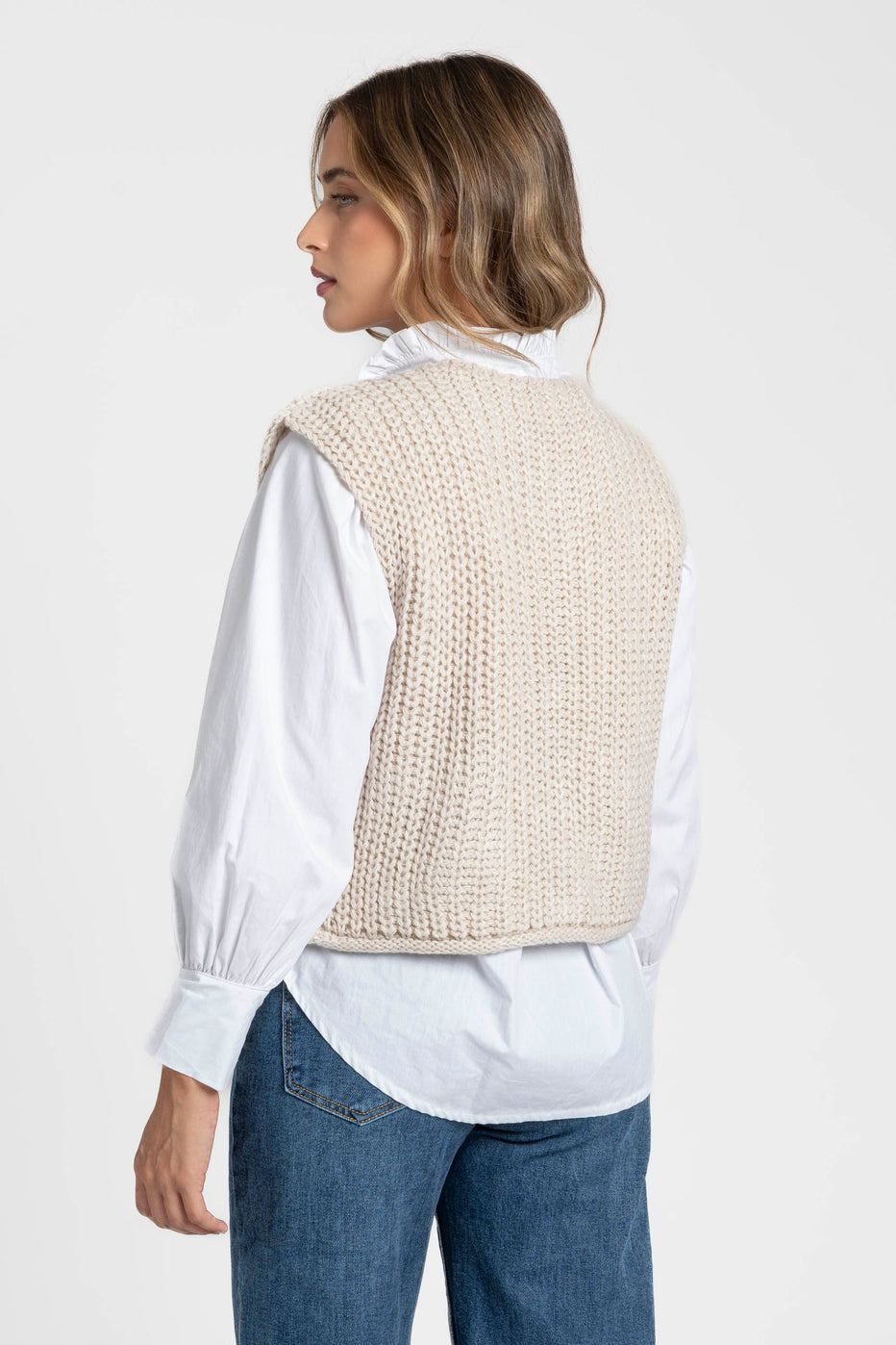 Cardigan Knit Vest
