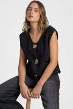 Cardigan Knit Vest