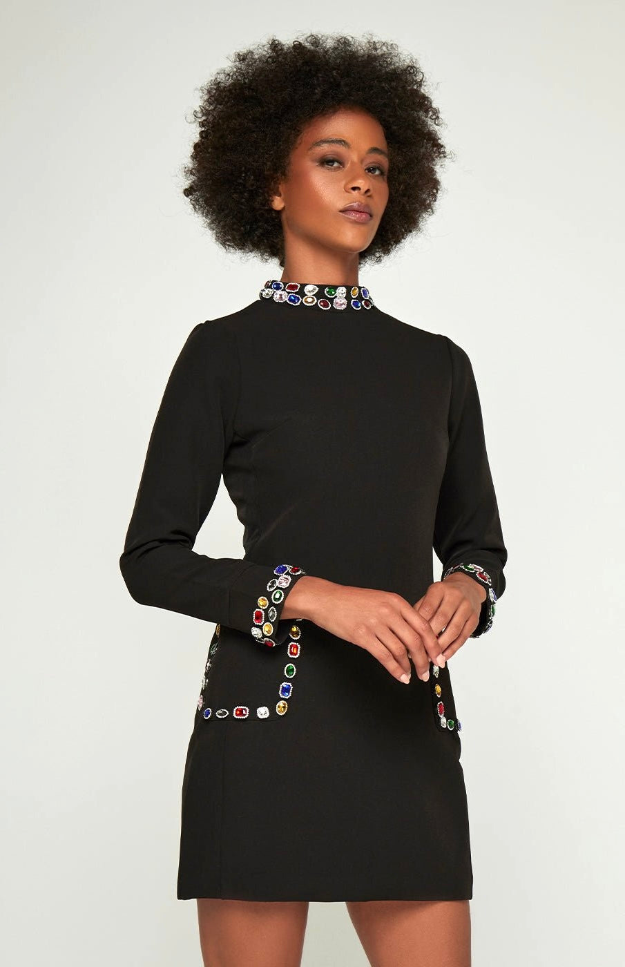 Nail bead gemstone dress
