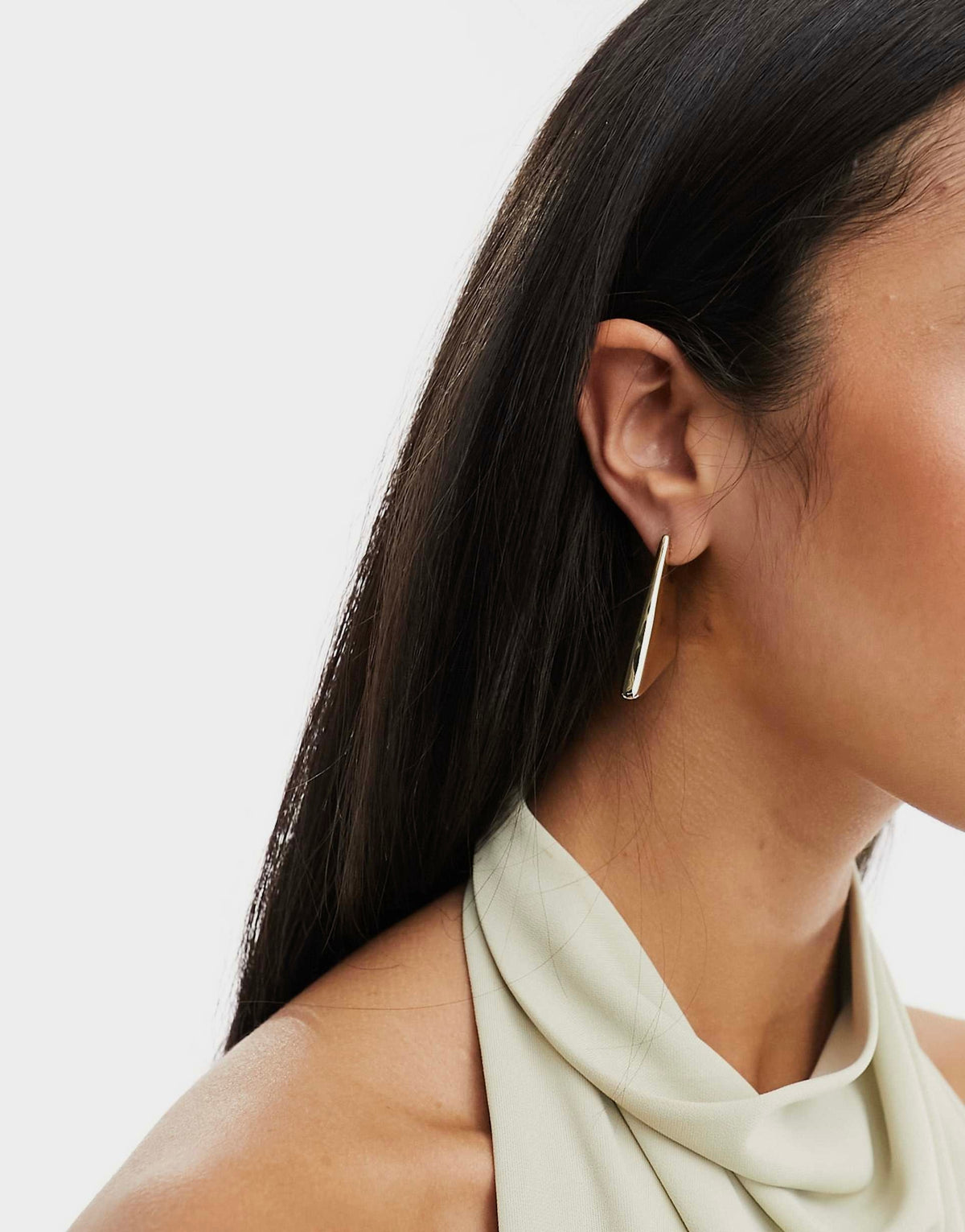 Triangle Hoop Earrings