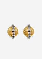 Hollow Ball Gold Plated Ear Stud
