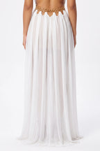 Halter Hollow-out Dress