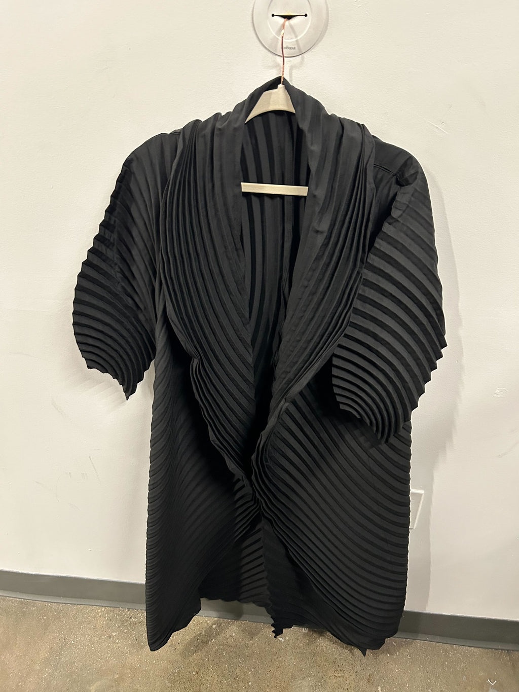 Issey Miyake Pleats Please Cocoon Coat-1