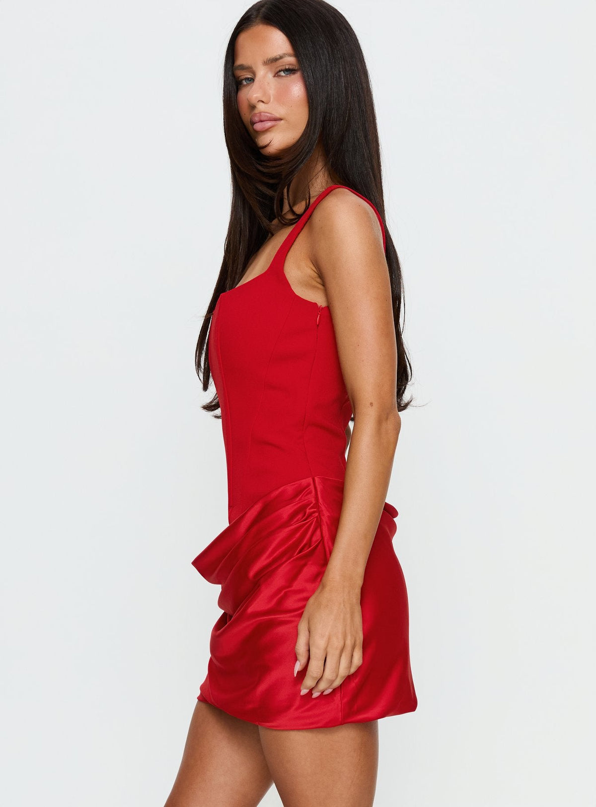 Pleated Bodycon Dress