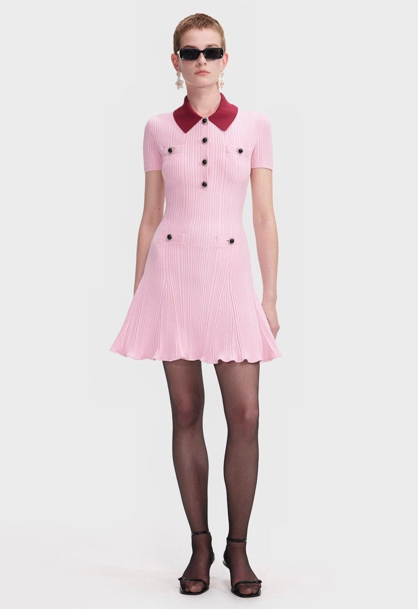 Collar Knit Dress