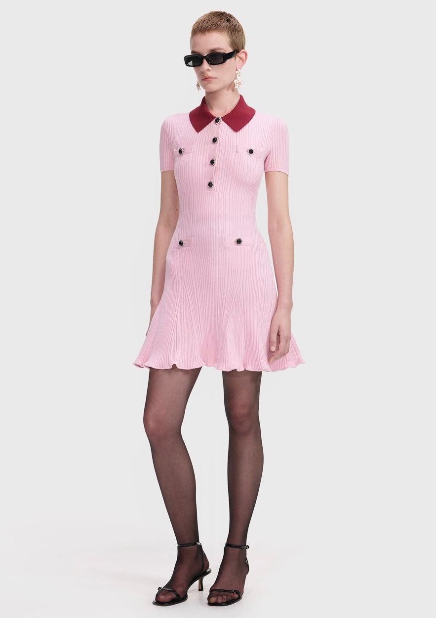 Collar Knit Dress