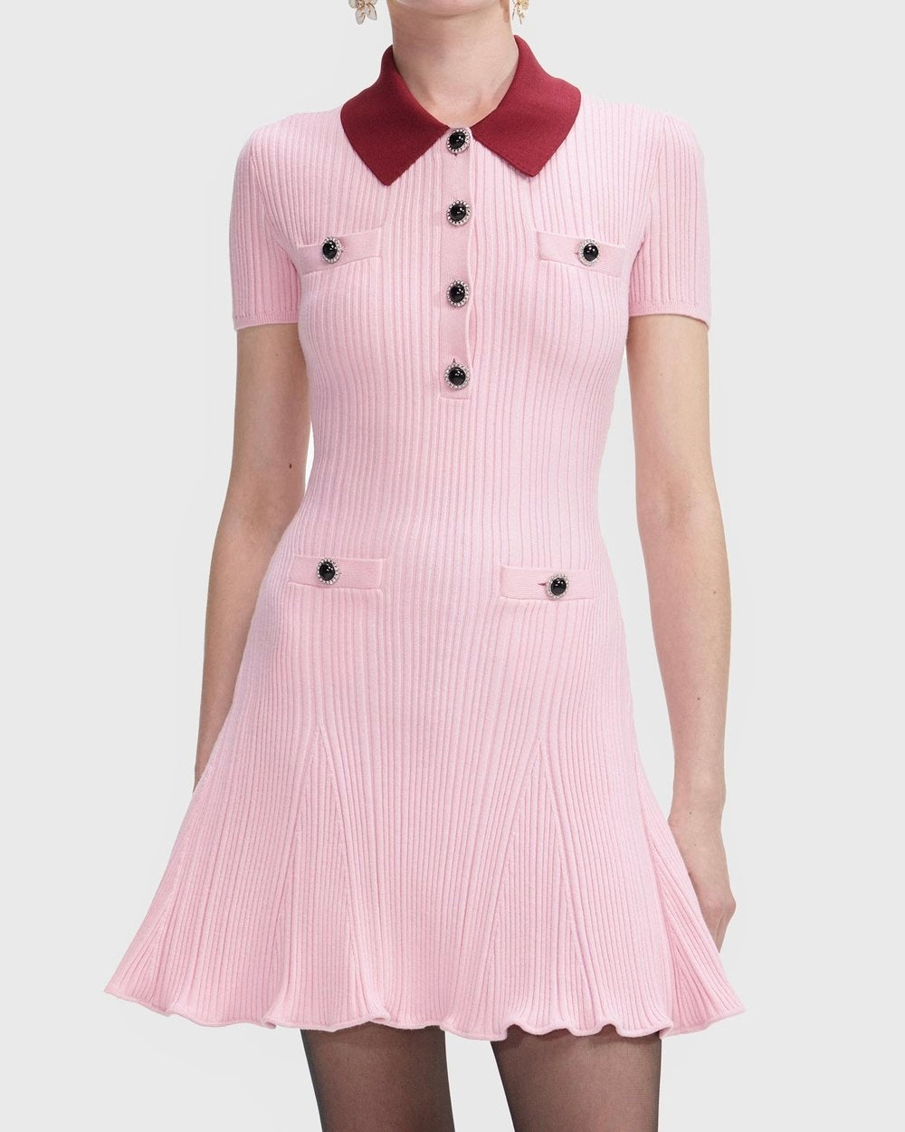 Collar Knit Dress