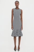 Knit ruffle Dress