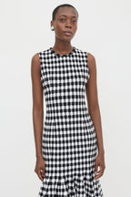 Knit ruffle Dress