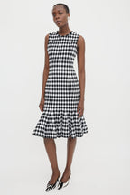 Knit ruffle Dress