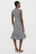 Knit ruffle Dress