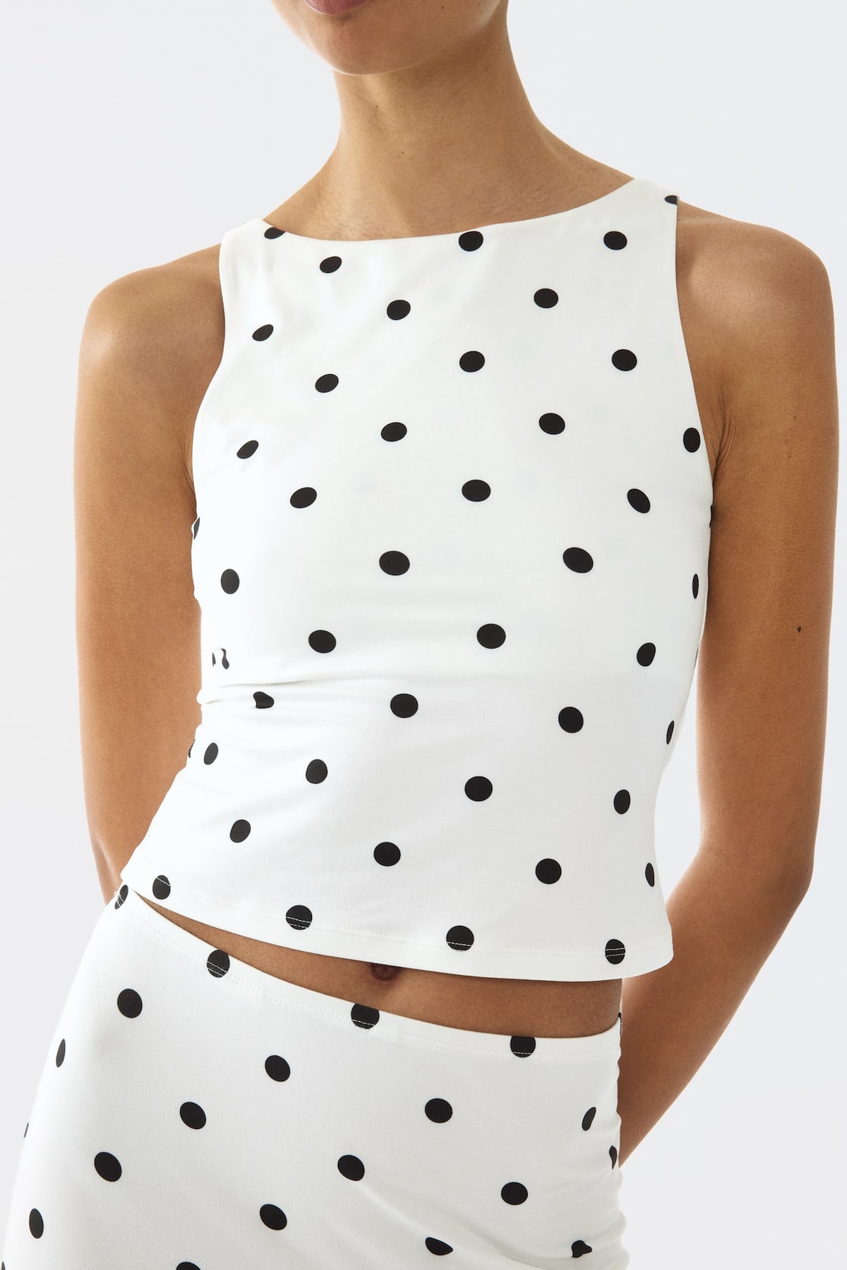 Polka Dot Bodycon Set