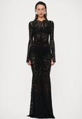 Lace Cape Mermaid dress