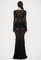 Lace Cape Mermaid dress