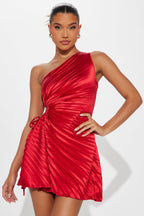 Ruched Cutout Dress