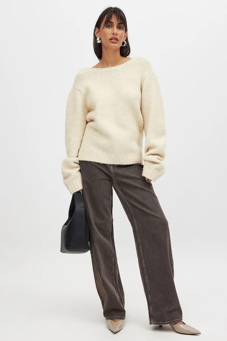 V-Cross Soft Sweater