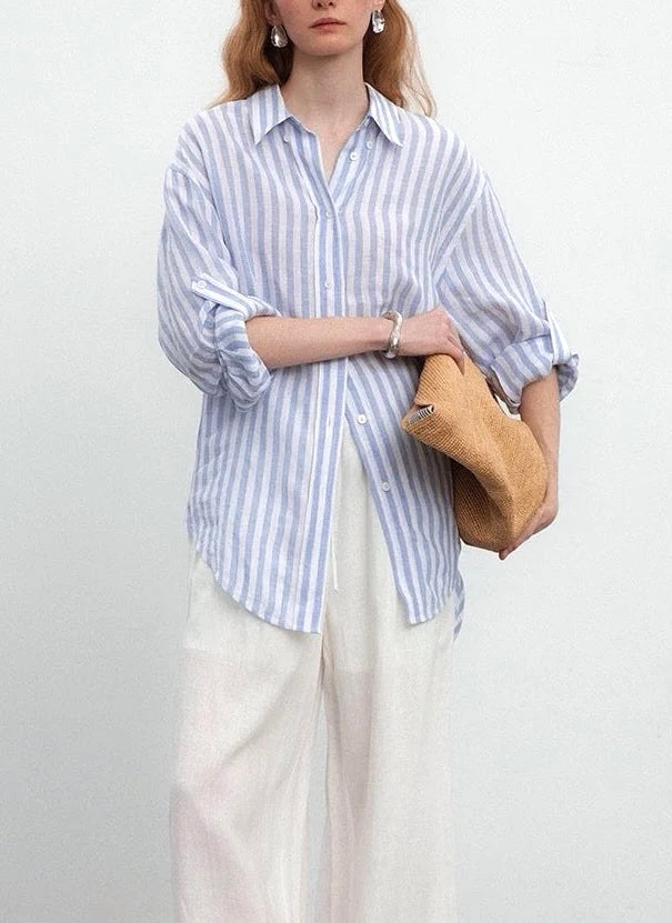 Linen Stripe Shirt