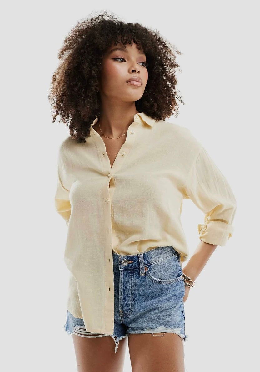 Linen French Blouse