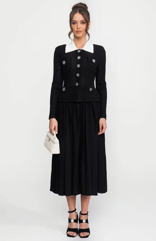 Crystal Tweed Dress