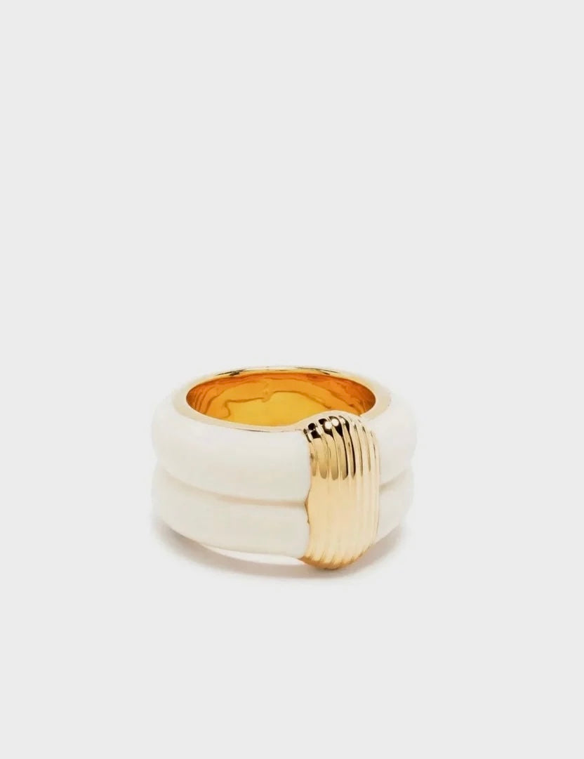 Gold plated Enemal Ring