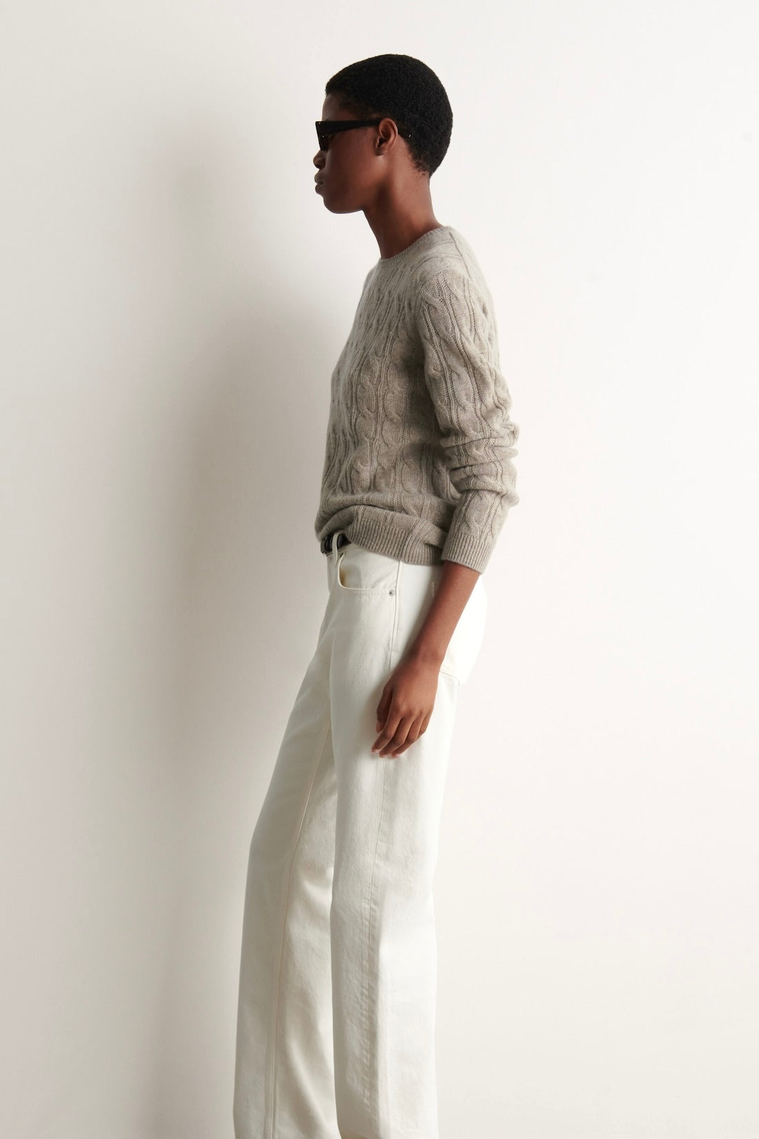 Loose Cable Knit Sweater