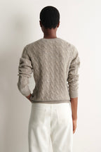 Loose Cable Knit Sweater