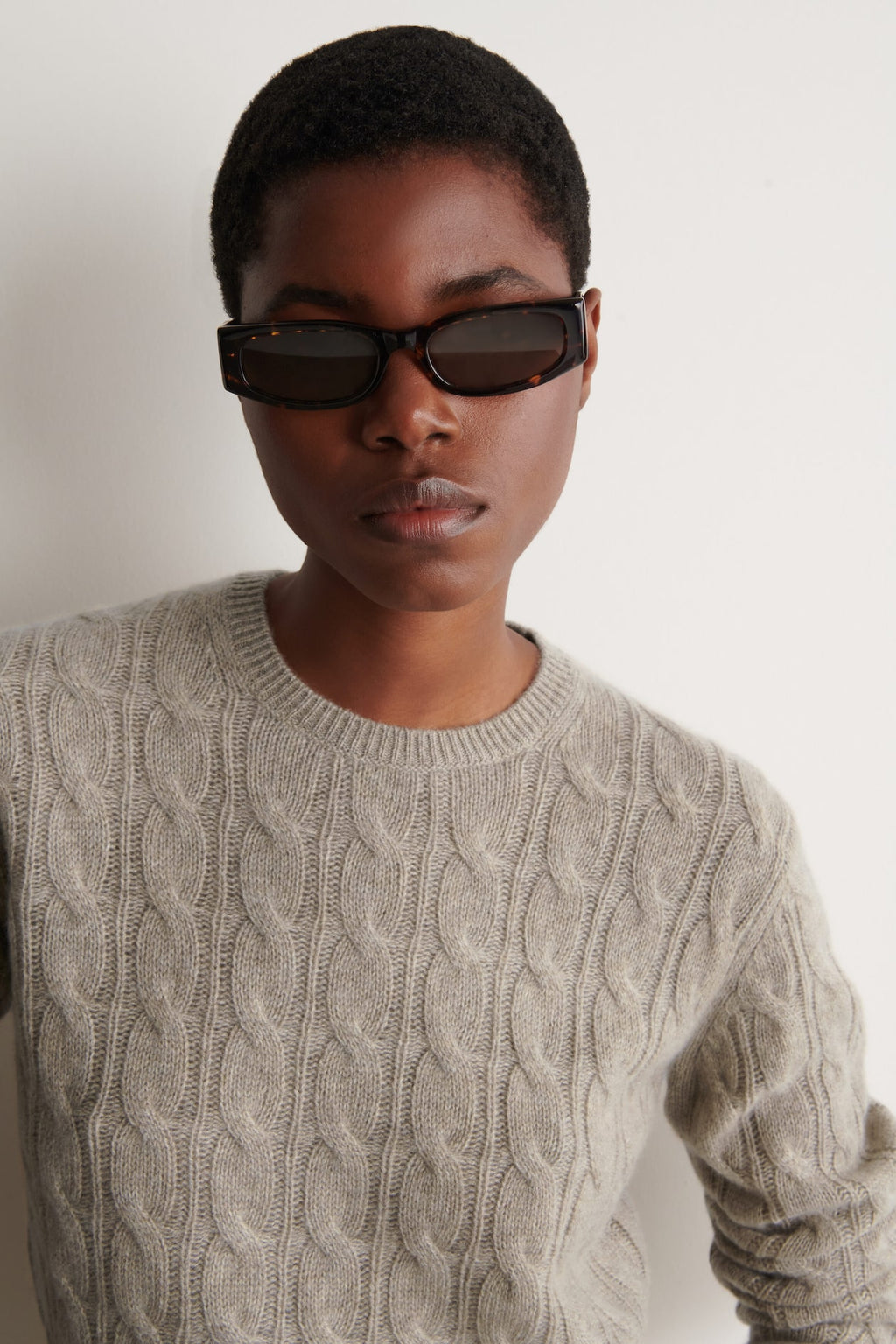 Loose Cable Knit Sweater