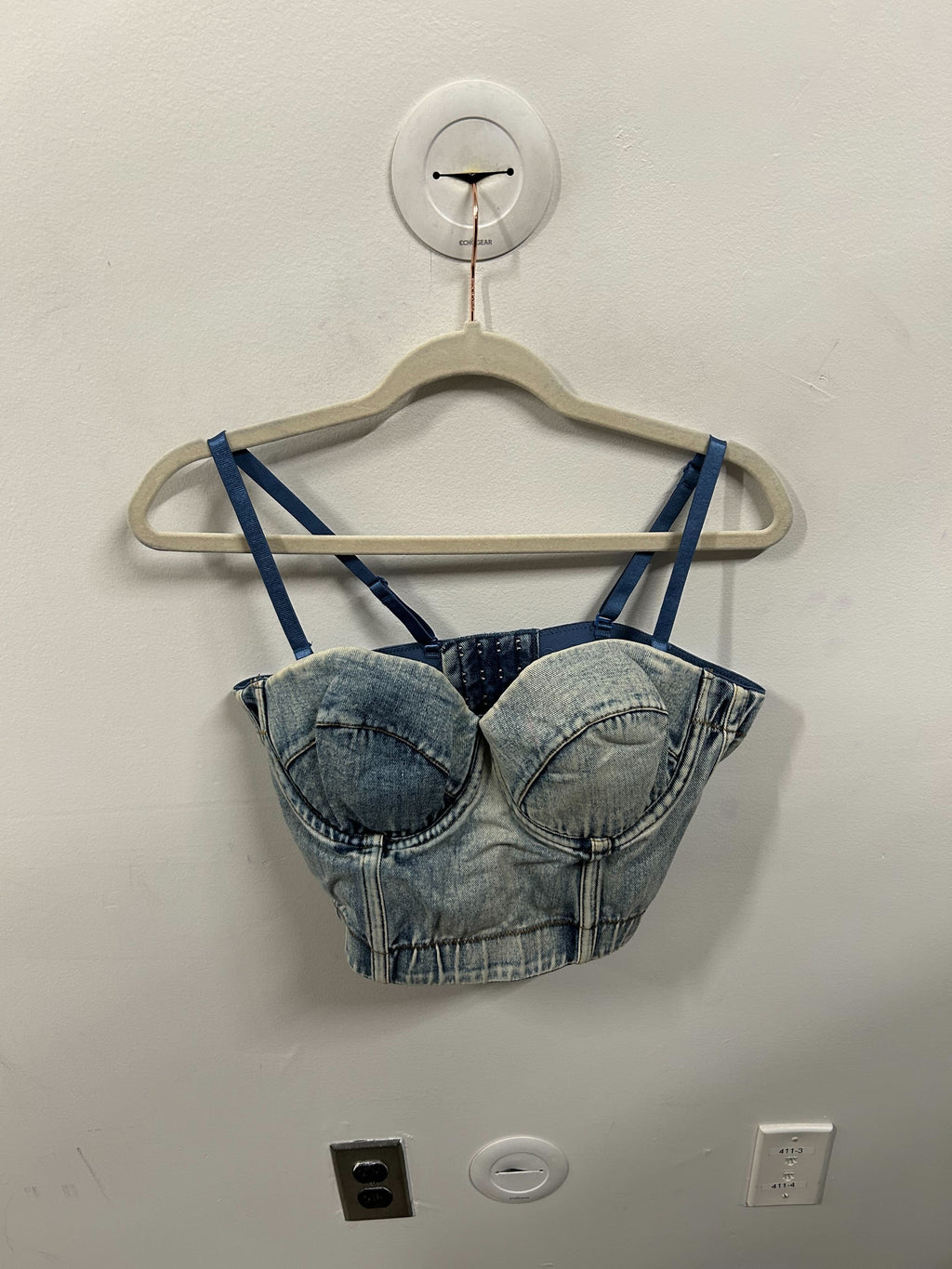 The Carver Denim Bustier-1