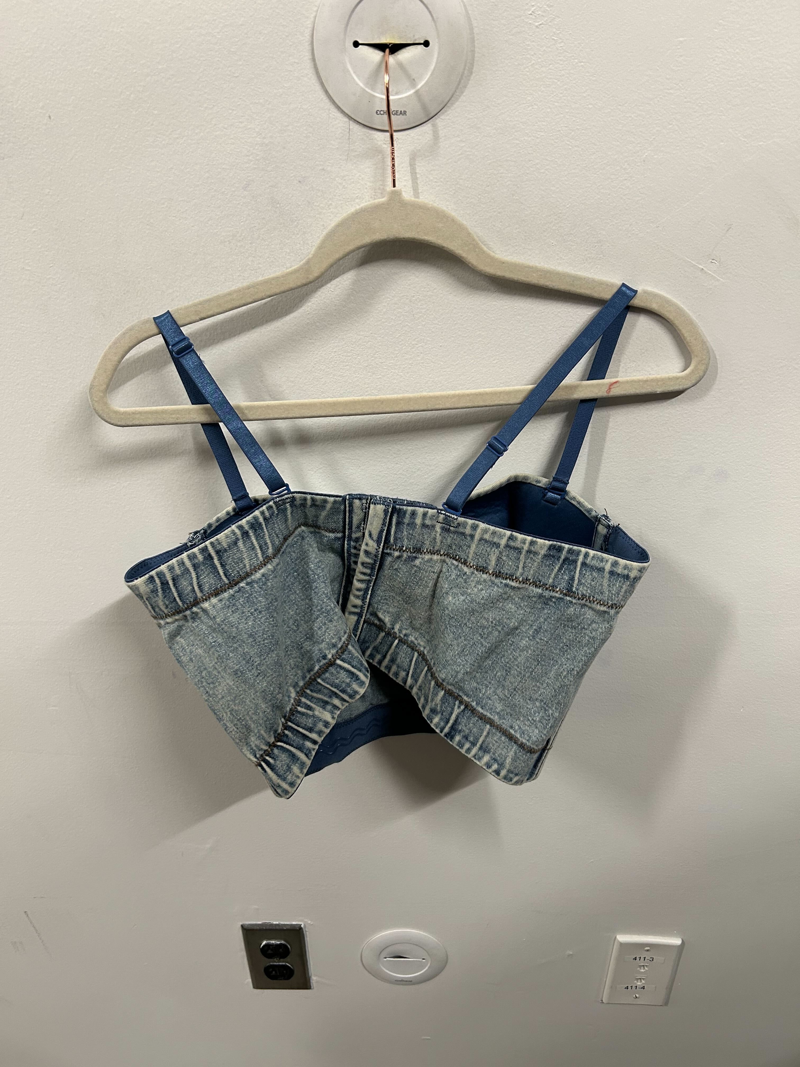 The Carver Denim Bustier-2